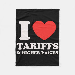 Anti-Trump-Protest-Shirt - I Lieben Zölle und hohe Fleecedecke