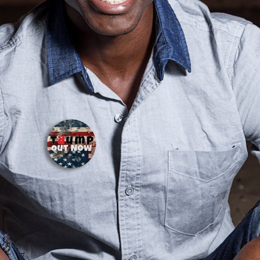 Anti-Trump-Protest-Slogan-Flagge Button