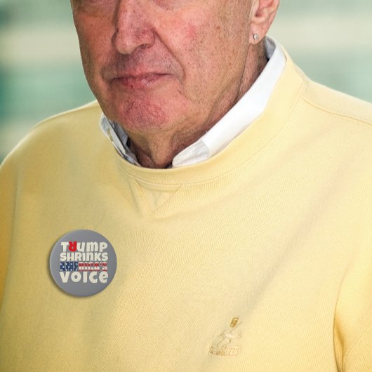 Anti-Trump-Protestmotto rot Button