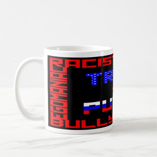 Anti Trump+Putin Kaffeetasse (Links)