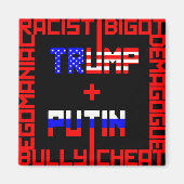 Anti Trump+Putin Magnet (Vorne)
