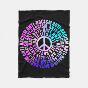 Anti Trump Rassismus Faschismus Lies Hate Resist A Fleecedecke