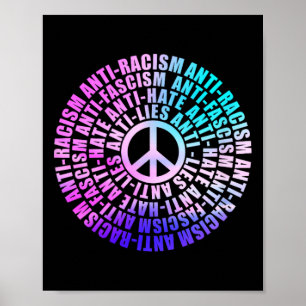 Anti Trump Rassismus Faschismus Lies Hate Resist A Poster