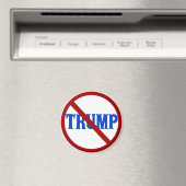 Anti Trump Red Circle mit X Magnet (In Situ (Geschirrspüler))