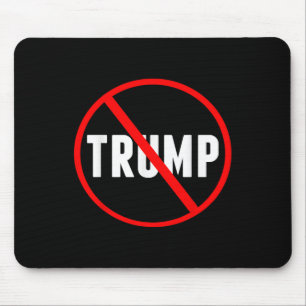 Anti Trump Red Circle X Politisch Mousepad