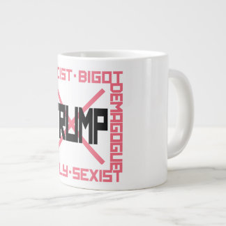 Anti-Trump Rosa Jumbo-Tasse