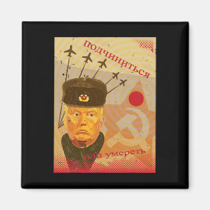 Anti-Trump Russland Propaganda Poster Resist Novel Magnet