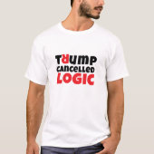 Anti-Trump-Schüler Protest Slogan rot schwarz T-Shirt (Vorderseite)