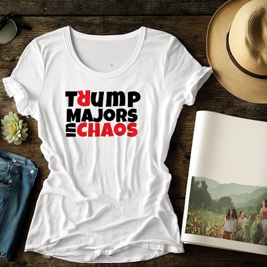 Anti-Trump-Schüler Protest Slogan rot schwarz T-Shirt