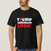 Anti-Trump-Schüler Protest Slogan rot schwarz T-Shirt (Vorderseite)