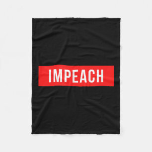 Anti Trump Shirt Impeach 45. Präsident Fleecedecke