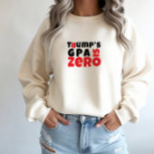 Anti Trump-Student Protest Slogan rot schwarz Sweatshirt
