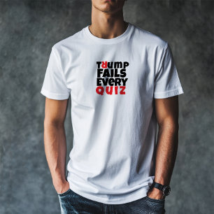 Anti-Trump-Studentenprotest-Schlagwort rot schwarz T-Shirt