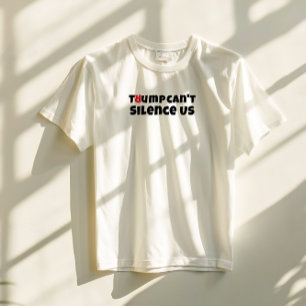 Anti-Trump-Studentenprotest-Slogan rot elegant T-Shirt
