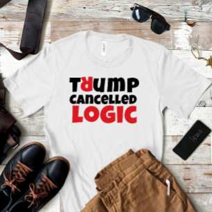 Anti-Trump-Studentenprotest-Slogan rot schwarz T-Shirt