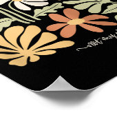 Anti Trump subtil, nicht meine Blume des Präsident Poster (Ecke)