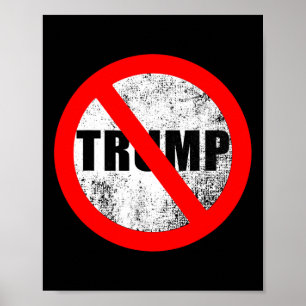 Anti-Trump-Symbol-Wahlgeschenk-T-Shirt Poster
