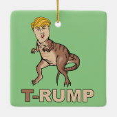 Anti-Trump - T-RUMP - Anti-Trump - Keramikornament (Rückseite)
