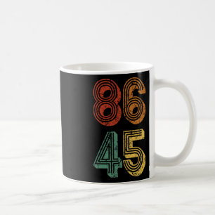 Anti Trump T Shirt 86 45 Resist No Donald Retro Gi Kaffeetasse