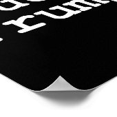 Anti Trump T Tuck Frump Poster (Ecke)