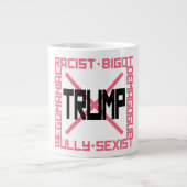 Anti-Trump-Tasse Jumbo-Tasse (Vorderseite)
