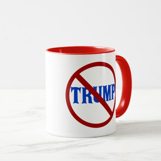 Anti-Trump-Tasse Tasse (VorderseiteRechts)