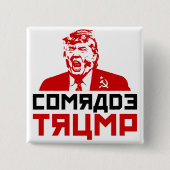 Anti-Trump-Taste" "COMRADE TRUMP" Button (Vorderseite)