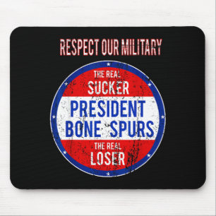 Anti Trump Trottel wir respektieren unsere Streitk Mousepad