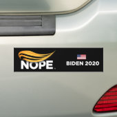 Anti-Trump, Trump Nope, Biden 2020 Autoaufkleber (Auf Auto)