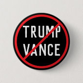 Anti Trump Vance Button (Vorderseite)