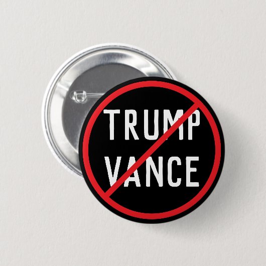 Anti Trump Vance Button (Vorne & Hinten)