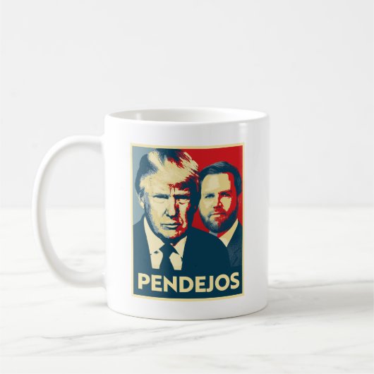 Anti Trump Vance - Pendejos Kaffeetasse (Links)