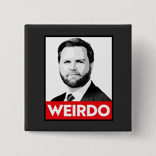 Anti Trump Vance - Weirdo Button (Vorderseite)