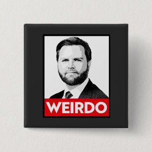 Anti Trump Vance - Weirdo Button
