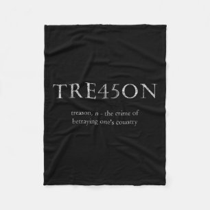 Anti-Trump-Verrat _ Tre45on Distressed Impeach Fleecedecke
