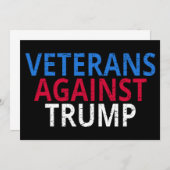 Anti-Trump - Veteranen gegen Trump (Vorne/Hinten)