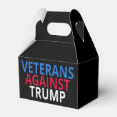 Anti-Trump - Veteranen gegen Trump Geschenkschachtel (Rückseite)