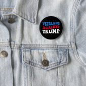 Anti-Trump - Veteranen gegen Trump II Button (Beispiel)