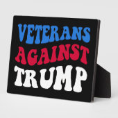 Anti-Trump - Veteranen gegen Trump II Fotoplatte (Seite)