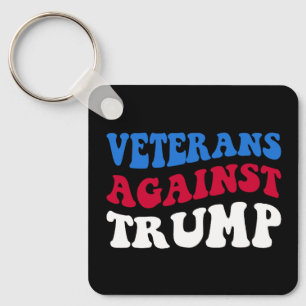 Anti-Trump - Veteranen gegen Trump II Schlüsselanhänger