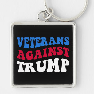 Anti-Trump - Veteranen gegen Trump II Schlüsselanhänger
