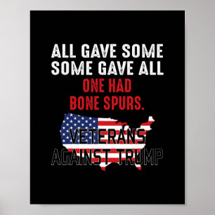 Anti-Trump-Veteranen gegen Trump Poster