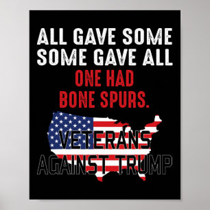 Anti-Trump-Veteranen gegen Trump Poster
