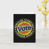 Anti-Trump Vote Detergent Funny Geschenke Karte (Gelbe Blume)