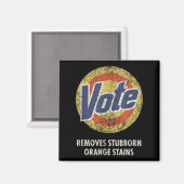 Anti-Trump Vote Wäscherei Detergent Funny Vintag Magnet (Vorderseite/Rückseite)