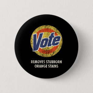 Anti-Trump-Wahl-Waschmittel lustig vintage An Button