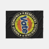 Anti-Trump-Wahl-Waschmittel Lustige Geschenke  Fleecedecke (Vorderseite (Horizontal))