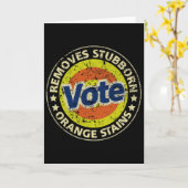 Anti-Trump-Wahl Waschmittel Lustige Geschenke  Karte (Gelbe Blume)