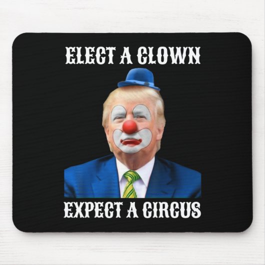 Anti-Trump wählt einen Clown erwarten ein Circus F Mousepad (Vorne)