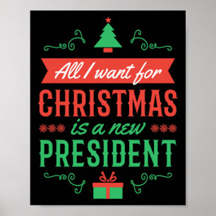 Anti Trump Weihnachts Pajama Funny Resist Poster